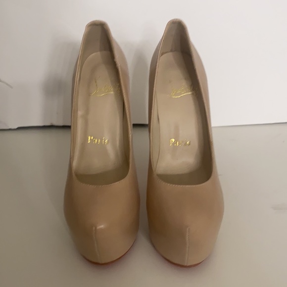 Christian louboutin daffodil nude platform heels - Picture 5 of 5